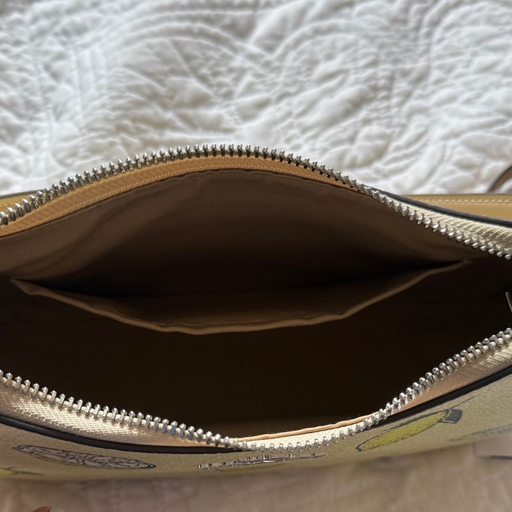 Coach Lemon Shoulder Bag - Cream and Tan - Picture 3 of 3
